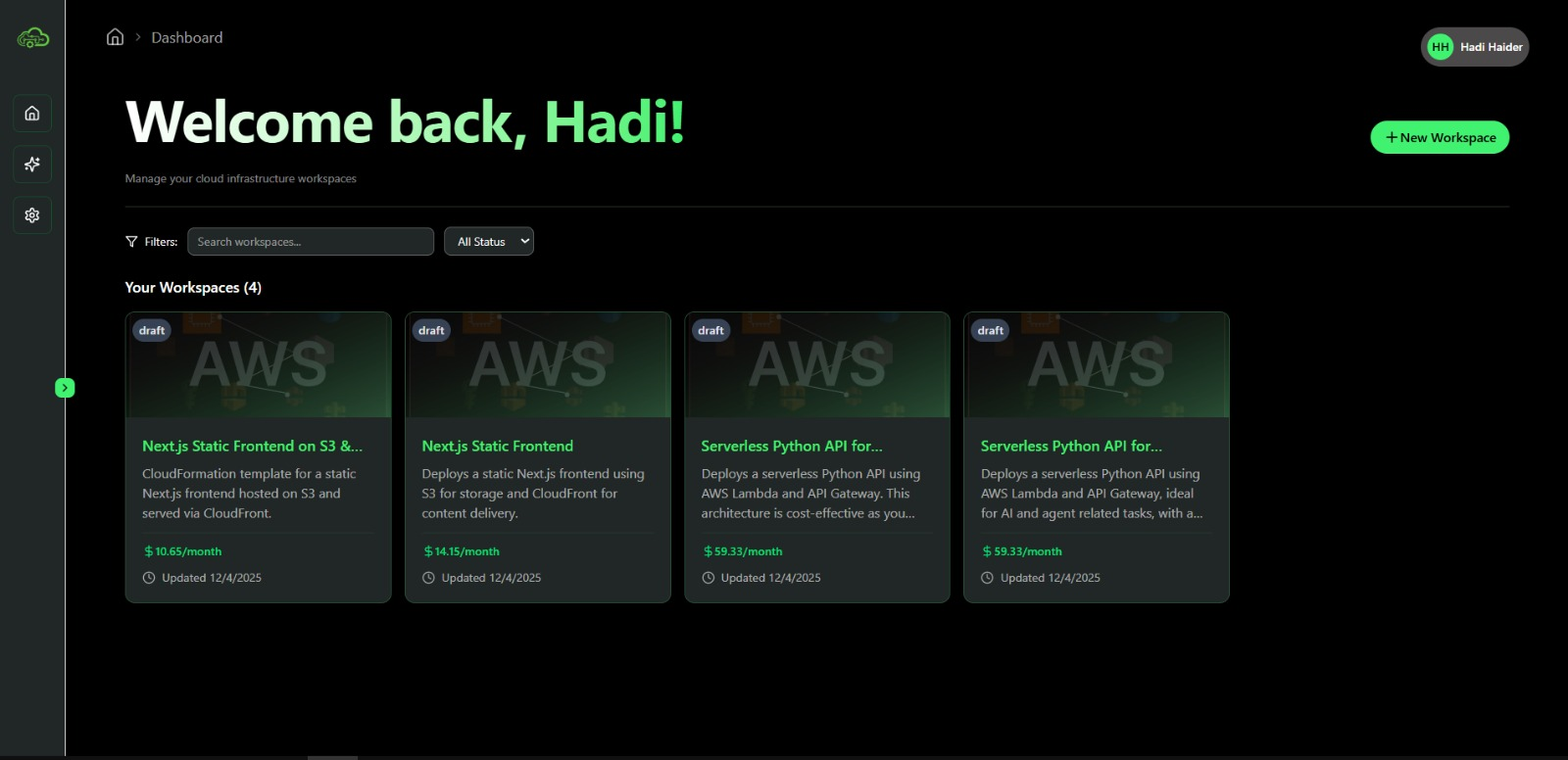 Your New CloudNOOE Dashboard
